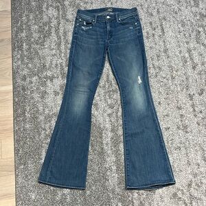 MOTHER Classic Blue Flare Jeans, gently worn, great condition!